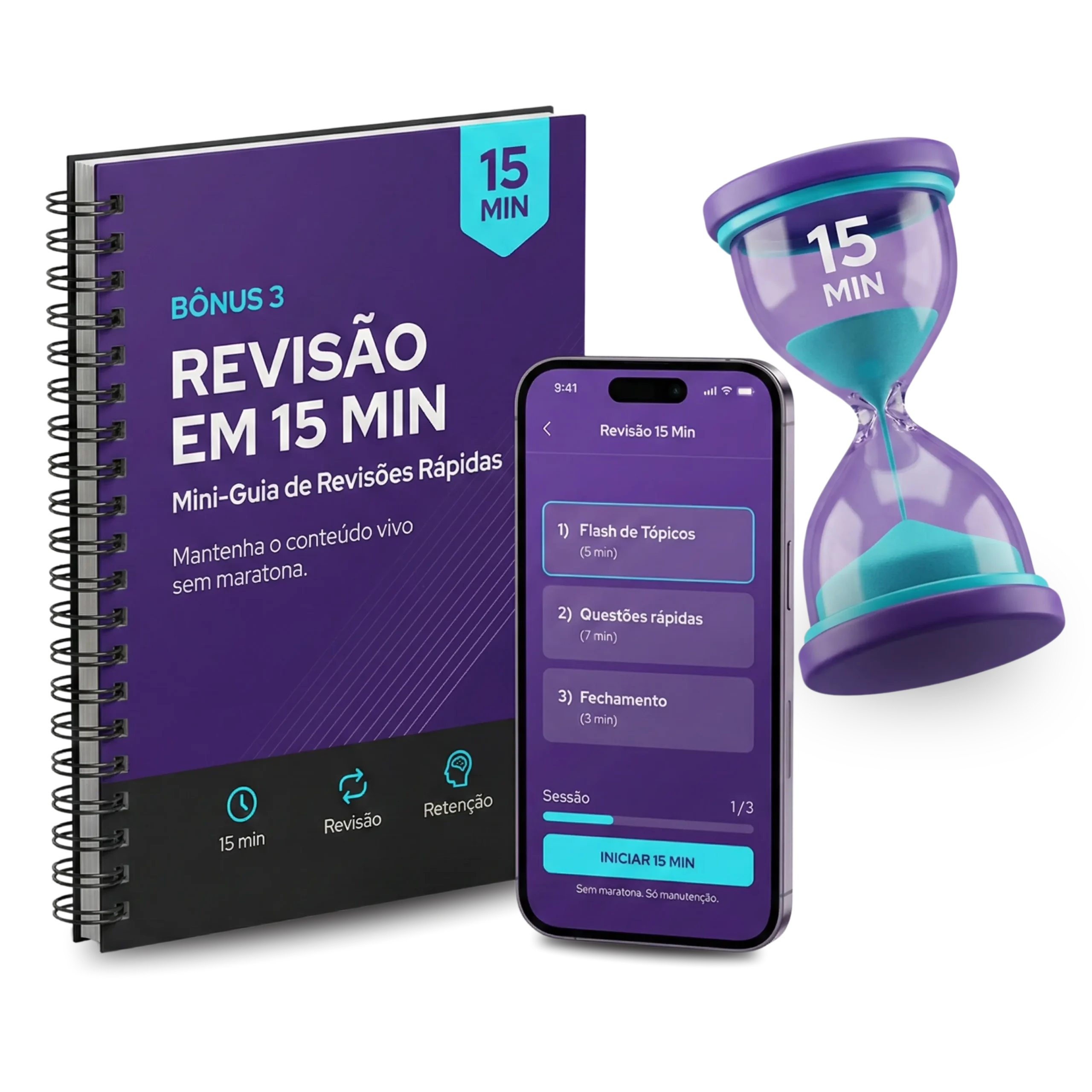 Bônus 3 — Mini-Guia Revisão em 15 Min